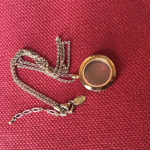 Origami Owl ~ Living Locket Hinged Locket with Chain - Picture 1 of 5